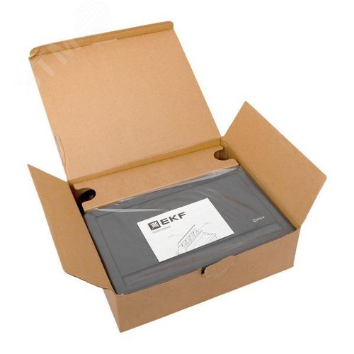 Встраиваемый настольный розеточный блок выдвижной, 8 модулей, черный, C-Line - фото 12