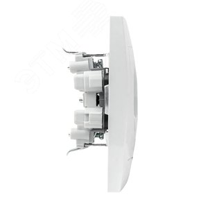 Валенсия розетка 2-местная б/з 10А белая с защ. штор. - фото 3