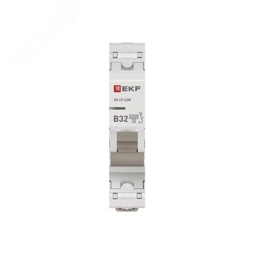 Выключатель автоматический однополюсный 1P 32А (B) 6kA ВА 47-63N M636132B PROXIMA EKF - фото 4