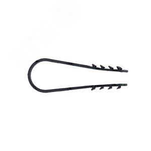 Дюбель-хомут для круглого кабеля (19-25мм) черный (50 шт) PROxima - фото 2