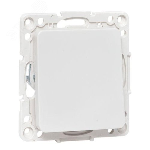 Механизм кнопки нажимной 10А белый Стокгольм EKF - фото 1