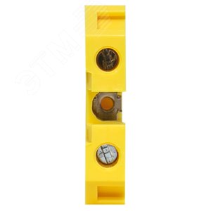 Клемма проходная винтовая JXB 4 мм2 желтая EKF - фото 3
