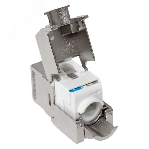 Модуль Keystone TERACOM PRO Cat.5E экран. STP 110 IDC 180 град. самозажимной (Toolless) - фото 5