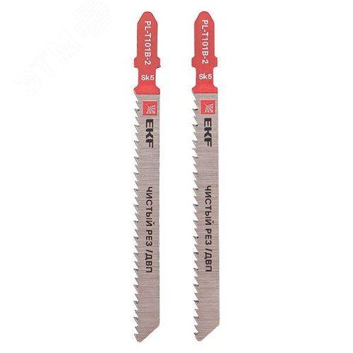 Пилки для электролобзика прямые T101B (чистовой рез по ДВП)(SK5)(2 шт)  Expert - фото 3