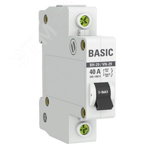 Выключатель нагрузки 1P 40А ВН-29 Basic SL29-1-40-bas EKF