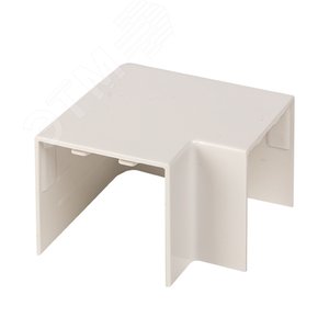 Изображение товара Поворот 90 градусов (40х40) (4 шт) Plast PROxima белый (упак)