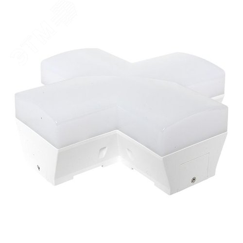 Коннектор фигурный для светодиодных линейных светильников ДБО-X белый 12Вт 4000К IP20 LUMA - фото 1