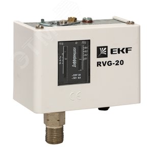Реле избыточного давления (0,6 МПа) RVG-20-0,6 EKF - 3