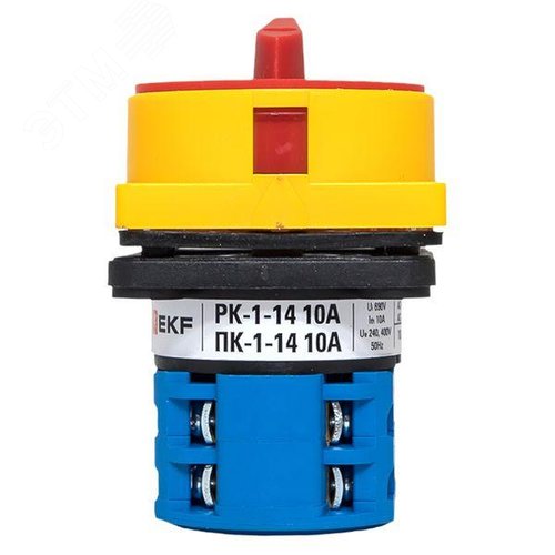 Переключатель кулачковый ПК-1-14 10А 4P 0-1 с блокировкой IP65 PROxima - фото 7