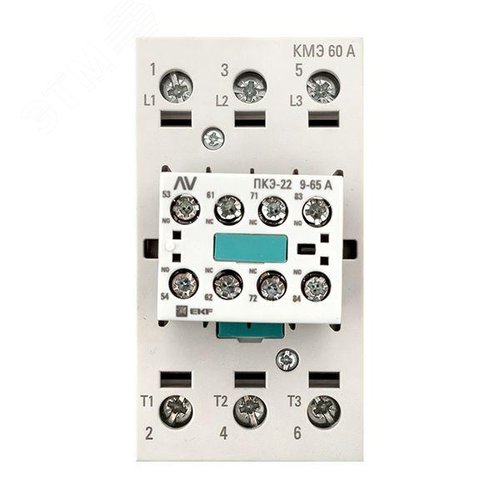 Комплект КМЭ 60А 230В АС с дополнительными контактами 2НО+2НЗ EKF AVERES - фото 3