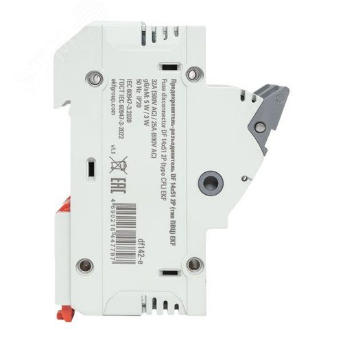 Предохранитель-разъединитель DF 14х51 2Р (тип ПВЦ) - фото 6