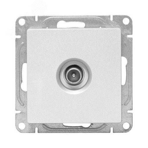 Эпика Механизм розетки TV проходная алюминий EKF - фото 2