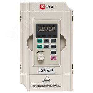 Преобразователь частоты 1.5/2.2 кВт 1х230В VECTOR-100 - фото 3