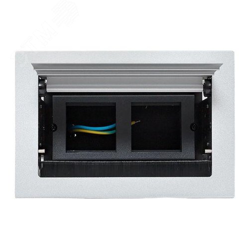 Встраиваемый настольный лючок, 4 модуля, C-Line - фото 7