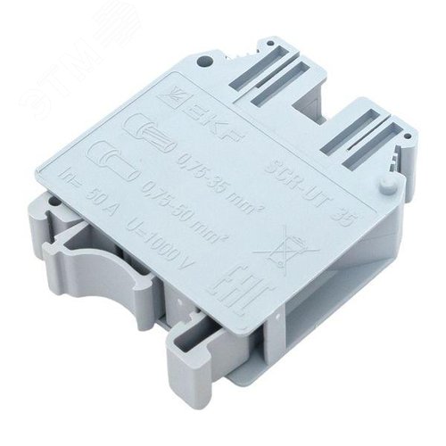 Клемма проходная винтовая UT 35 мм2 серая EKF - фото 8