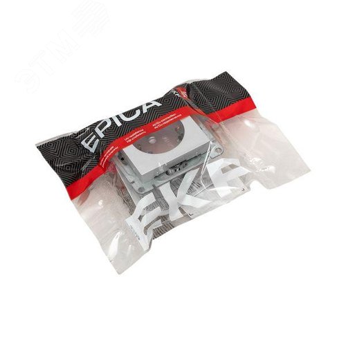 Эпика Механизм розетки 16А с заземлением со шторками алюминий EKF - фото 10