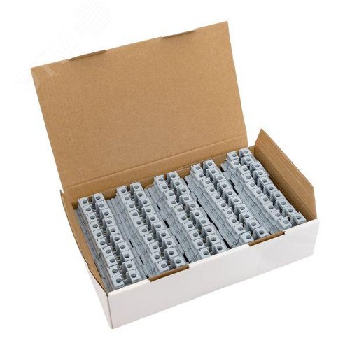 Клемма проходная винтовая UT 16 мм2 серая EKF - фото 13