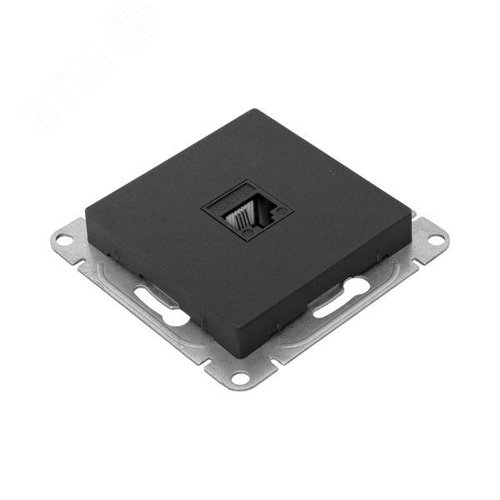 Эпика Механизм розетки RJ11 черный EKF - фото 6