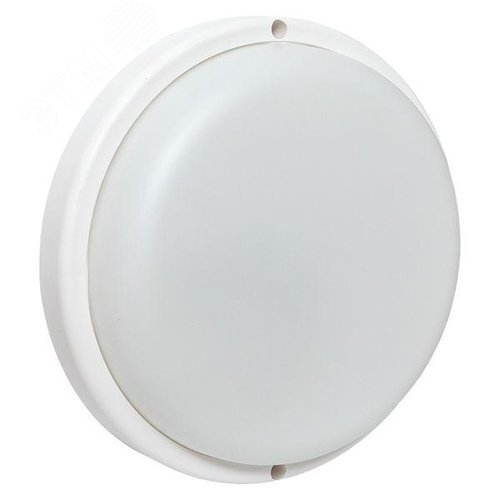 Светильник светодиодный ЖКХ круг ДПО-1200 с оптико-акустическим датчиком движения 18Вт 4000K IP65 LUMA - фото 1