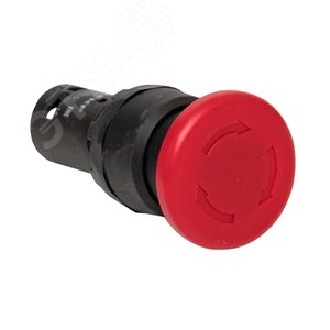 Кнопка SW2C-11MZ поворотная красная Грибок 1з+1р - фото 2