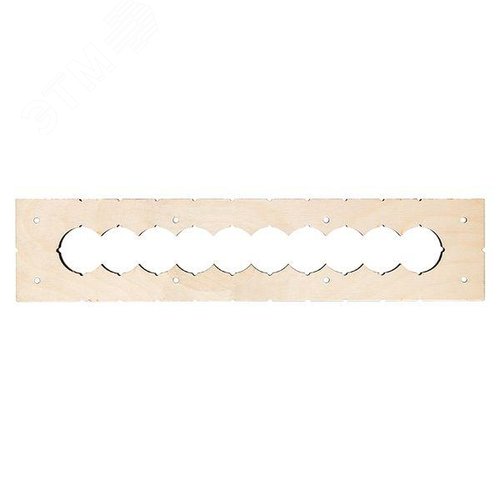 Шаблон для групповых отверстий c 10 отв. диам. 32 мм EKF Expert - фото 3