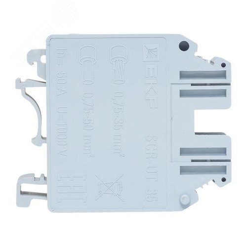 Клемма проходная винтовая UT 35 мм2 серая EKF - фото 4