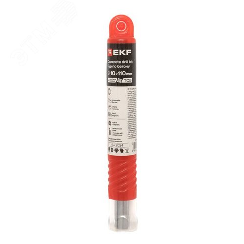 Бур по бетону SDS-plus 10х110 мм (4 резца) - фото 7