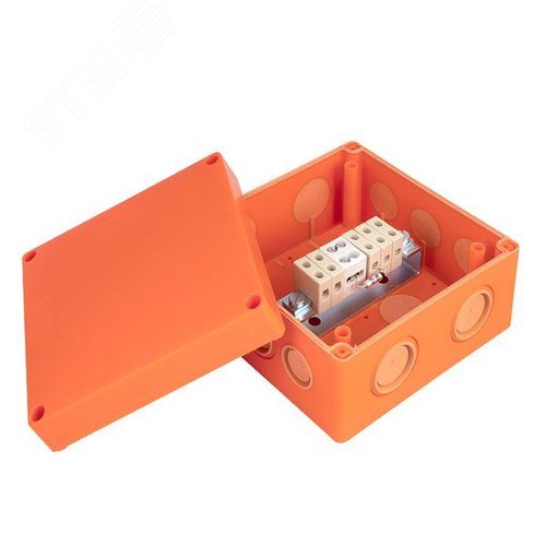 Коробка распаячная огнестойкая (126х126х74) 5 кк/1,5-6мм/12 мв IP66 PROxima - фото 3