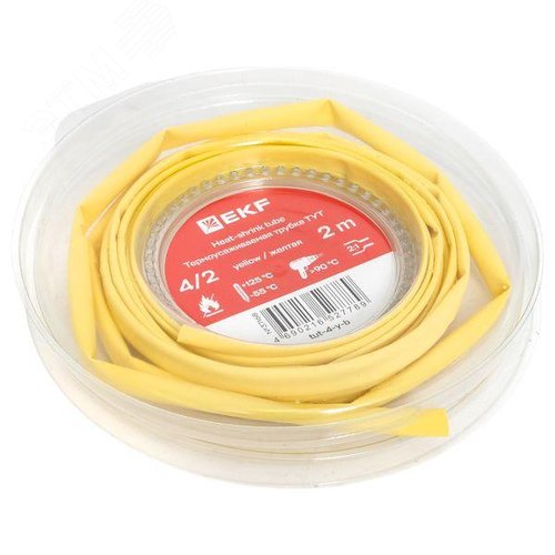 ТУТ нг 4/2 желтая ролик 2 м EKF - фото 2