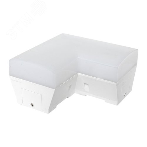 Коннектор фигурный для светодиодных линейных светильников ДБО-L белый 8Вт 6500К IP20 LUMA - фото 1