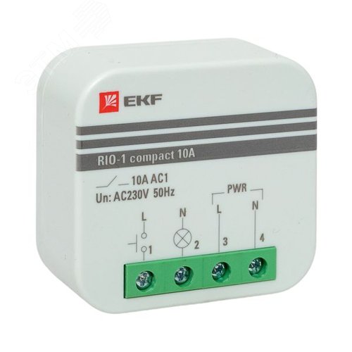 Изображение товара Реле импульсное RIO-1 compact 10А PROxima (шт)