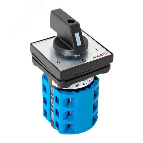 Переключатель кулачковый ПК-1-43 25А 3P 1-0-2 IP65 EKF - фото 7