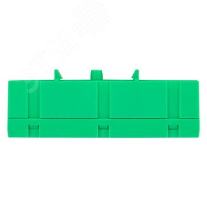 Шина 0 PE (6х9мм) 12 отверстий латунь зеленый изолированный корпус на DIN-рейку PROxima sn0-63-12-ig EKF - 4