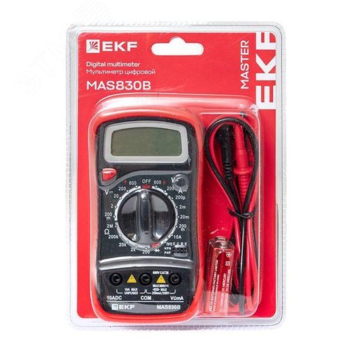 Мультиметр цифровой MAS830B EKF Master - фото 19