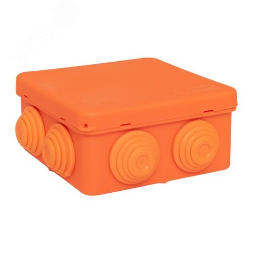 Коробка огнестойкая E45 85х85х40мм с клеммниками 4 полюса 0,5-4мм2 IP55 HF EKF - фото 3