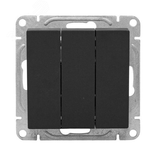 Эпика Механизм выключателя 3кл. черный EKF - фото 2