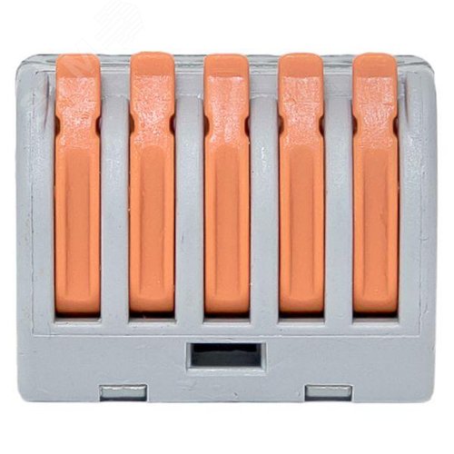 Клемма СМК 222-415 с рычагом 5 отверстий блистер (20шт.) EKF - фото 4