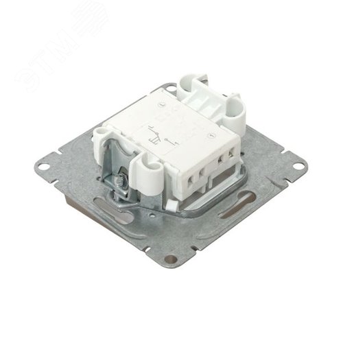 Механизм выключателя. одноклавишный. кнопочный. шампань Эпика EKF - фото 9