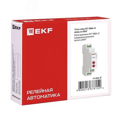 Реле времени RT-SBA-2 (задержка времени включ.) PROxima - фото 7