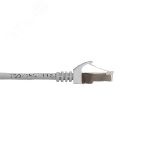 Патч-корд TERACOM PRO Cat.5E экранированный FTP оболочка LSZH серый (5.0м) - фото 3