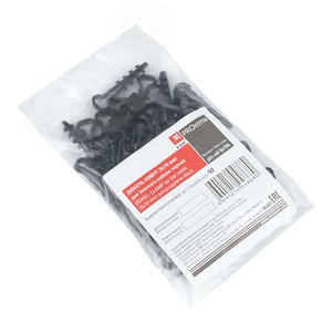 Дюбель-хомут 5х10 черный (100шт) - фото 3