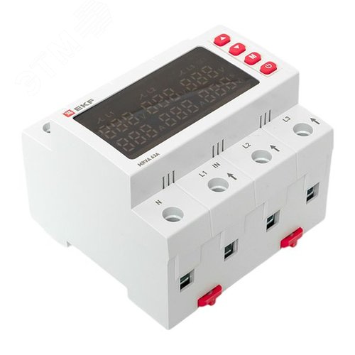 Трехфазное реле напряжения и тока с дисп. MRVA 63A - фото 7