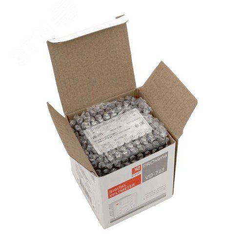 Вольтметр цифровой на панель 72х72 трехфазный PROxima - фото 10