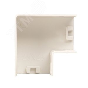 Поворот 90 градусов (25х25) (4 шт) Plast PROxima белый - фото 3