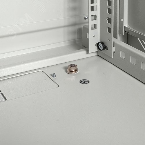 Шкаф настенный 19'' TERACOM PRO 15U 600х600 мм дверь стеклянная с замком-ручкой серый - фото 22