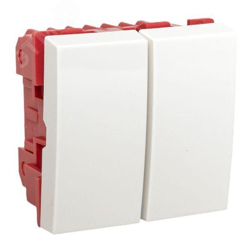 Изображение товара Выключатель 2-кл. 10А, без индикатора EKF (шт)