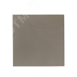 Валенсия лицевая панель кнопки звонка 10А кашемир - фото 1