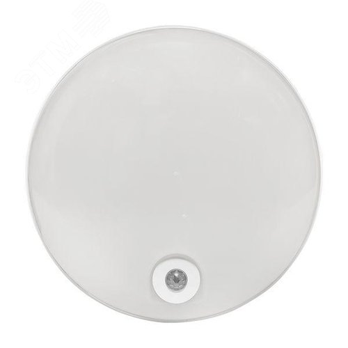 Светильник светодиодный ЖКХ круг ДПО-2200 с инфракрасным датчиком движения 12Вт 6500K IP65 LUMA - фото 2