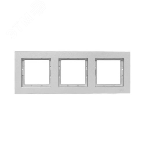 Эпика Рамка 3-местная IP44 алюминий пластик EKF - фото 2