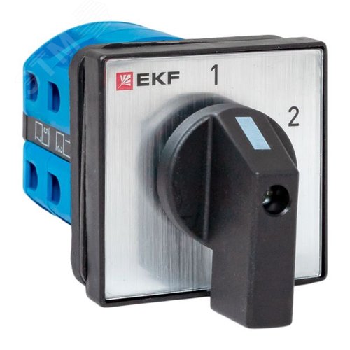 Переключатель кулачковый ПК-1-52 25А 2P 1-2 IP65 EKF - фото 1